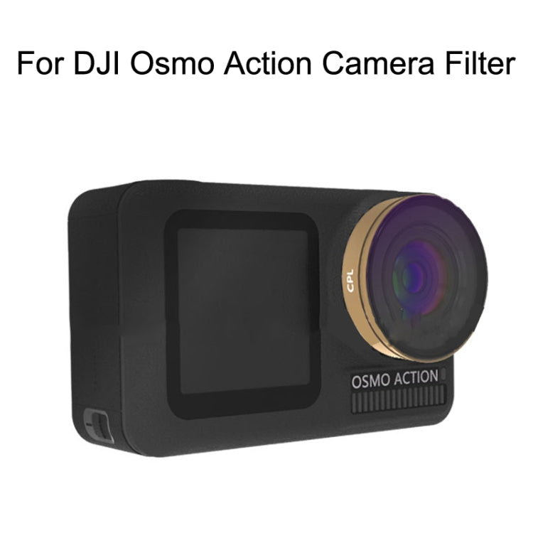 JSR For DJI Osmo Action Motion Camera Filter, Style: LG-Yellow - Lens Filter by JSR | Online Shopping South Africa | PMC TechLife | Buy Now Pay Later Mobicred