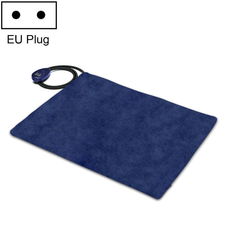 40x30cm Blue 12V Low Voltage Multifunctional Warm Pet Heating Pad Pet Electric Blanket(EU Plug) - Pads by PMC TechLife | Online Shopping South Africa | PMC TechLife | Buy Now Pay Later Mobicred