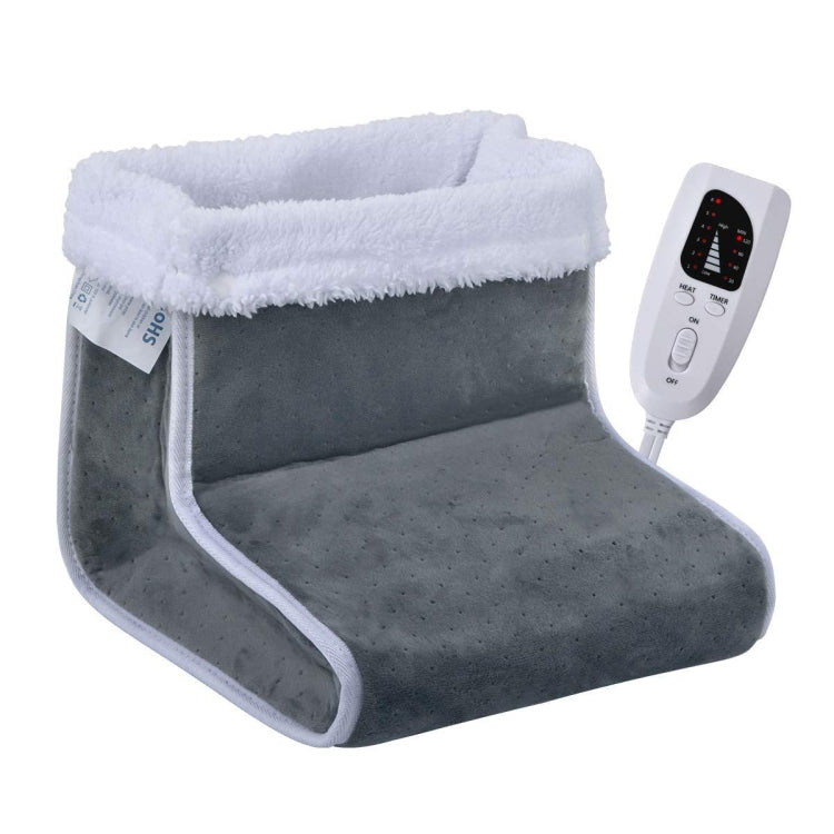 Plug-in High-top Electric Foot Warmer Heated Foot Warmer Boots US Plug 120V(Dark Gray) - Electric Heaters by PMC Jewellery | Online Shopping South Africa | PMC Jewellery | Buy Now Pay Later Mobicred