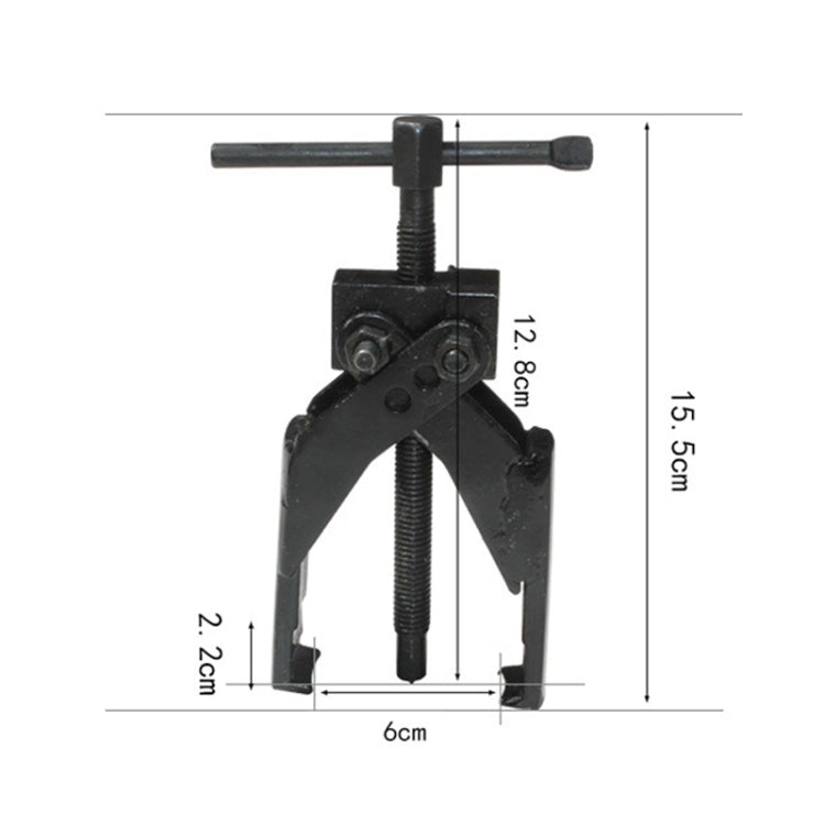 Two-claw Cross Spiral Bearing Removing Wheel Pulpper(15.5 cm) - Hand Tool Sets by PMC TechLife | Online Shopping South Africa | PMC TechLife | Buy Now Pay Later Mobicred