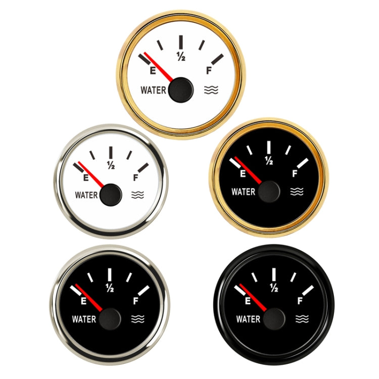 PMW2 DN52mm Car Truck RV Conversion Water Tank Water Level Table(BN) - Clocks & Car Meters by PMC Jewellery | Online Shopping South Africa | PMC Jewellery