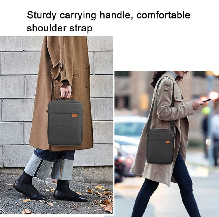 Vertical Laptop Bag Handheld Shoulder Crossbody Bag, Size: 9.7-11 Inch(Wine Red) - 10 - 11 inch by PMC Jewellery | Online Shopping South Africa | PMC Jewellery | Buy Now Pay Later Mobicred