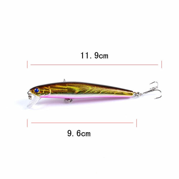 5 PCS M0205 9.6cm/9.8g Minnow Bionic Fake Bait Plastic Floating Hard Bait(6) - Fishing Lures by PMC TechLife | Online Shopping South Africa | PMC TechLife | Buy Now Pay Later Mobicred