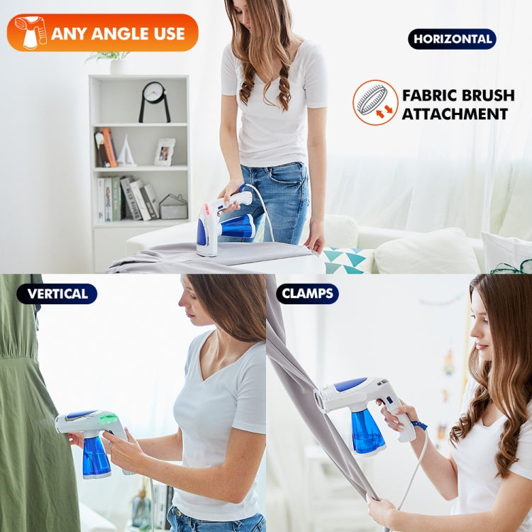 1600W  Handheld Folding Iron Mini Steam Iron, Color: White Single Gear(UK Plug) - Garment Steamer by PMc TechLife | Online Shopping South Africa | PMc TechLife | Buy Now Pay Later Mobicred