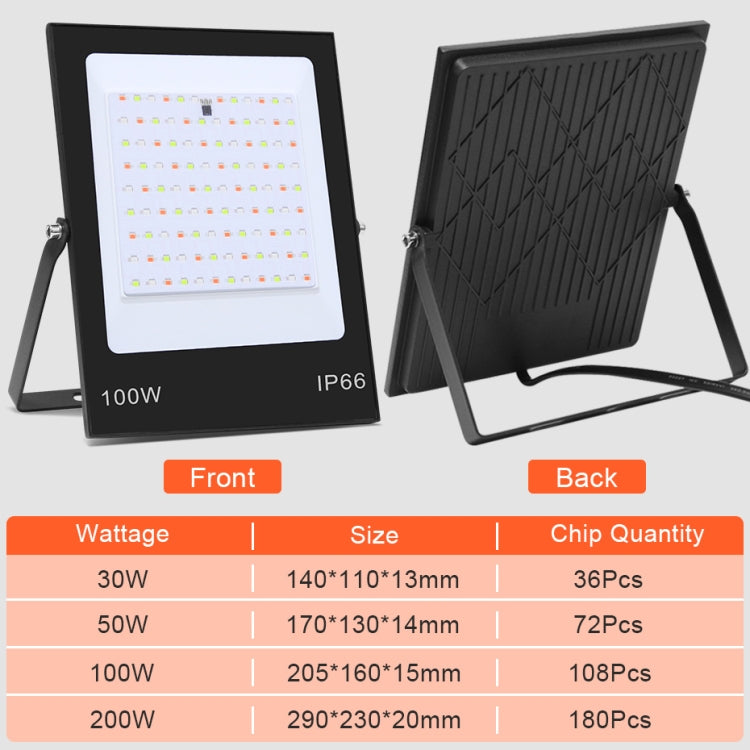 30W Colorful RGB Changing LED Flood Light With Remote Control - Floodlights by PMC Jewellery | Online Shopping South Africa | PMC Jewellery | Buy Now Pay Later Mobicred
