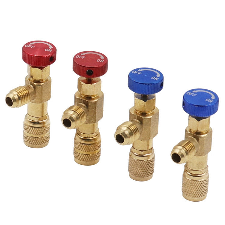 Air Conditioner Fluoridation Safety Valve Refrigerant Filling Connector(Side R22 Bottom R22) - Air Conditioning System by PMC Jewellery | Online Shopping South Africa | PMC Jewellery