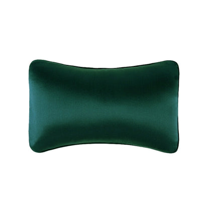 TZ19 Silk Car Head Pillow Car Memory Foam Comfort Lumbar Support(Green) - Seat Accessories by PMC Jewellery | Online Shopping South Africa | PMC Jewellery | Buy Now Pay Later Mobicred