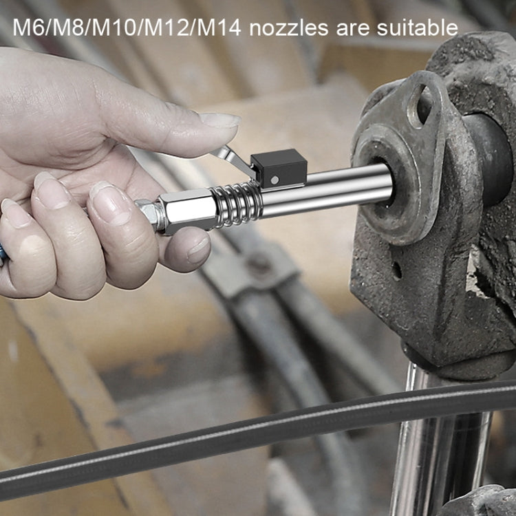 PC002 Lock Clamp Type High Pressure Grease Nozzle, Style: Butter Mouth+30cm Hose - Other Tools by PMC TechLife | Online Shopping South Africa | PMC TechLife | Buy Now Pay Later Mobicred