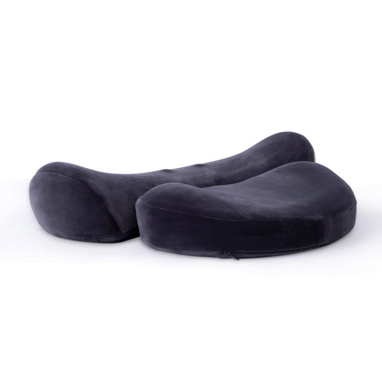 3D Slow Rebound Memory Foam Heating Massage Pillow(Deep Gray) - free shipping - PMC TechLife - Order now!