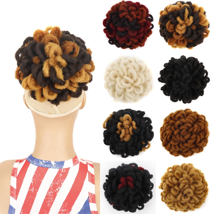 LSFBZB Drawstring Dreadlocks Wig Caterpillar Dreadlock Shaggy Hair Bun, Spec: 4H27H30 - free shipping - PMC TechLife - Order now!