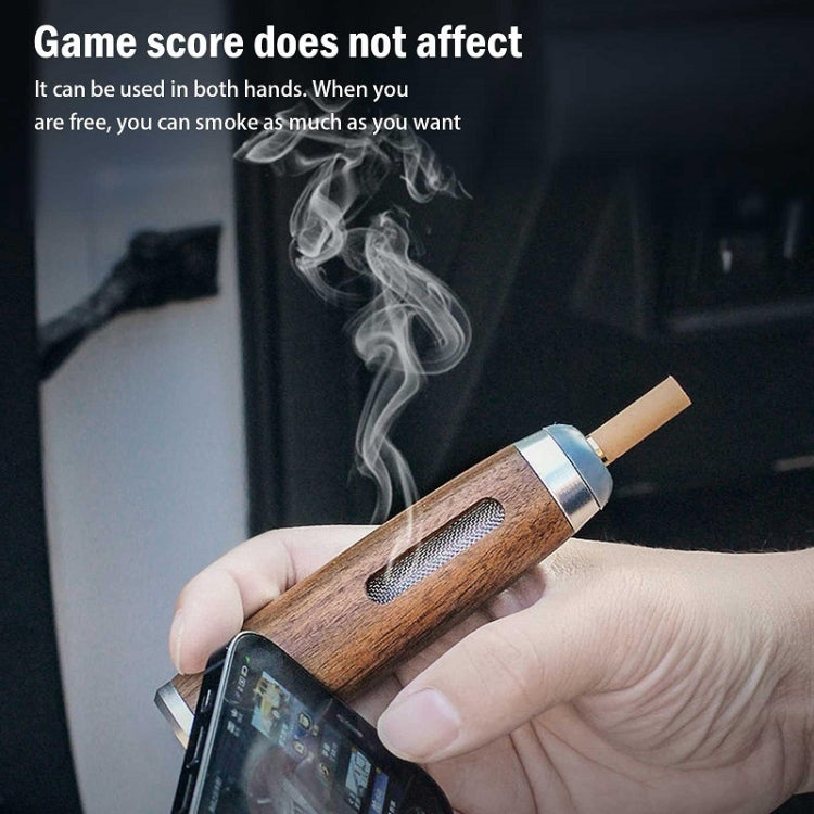 Car Smoking Multifunctional Anti-Flying Ashtray(Beechwood Dark Walnut) - Ashtrays by PMC TechLife | Online Shopping South Africa | PMC TechLife