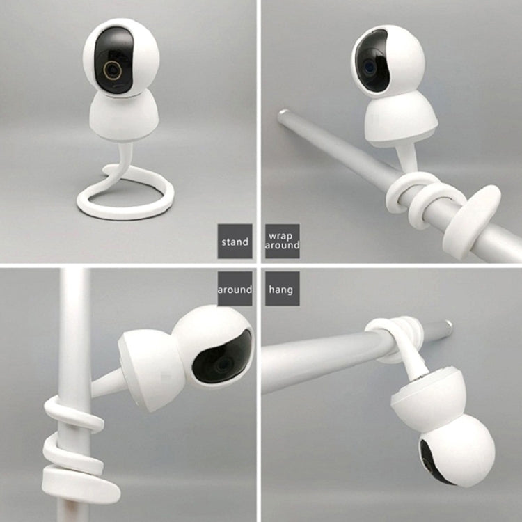 Flexible Twist Mount for Most Cameras with 1/4 Turnbuckles(White) - Mounting Bracket by PMC Jewellery | Online Shopping South Africa | PMC Jewellery