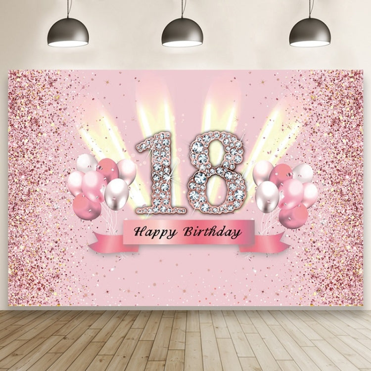 1.5x1m Cartoon Digital Birthday Balloon Party Scene Photographic Backdrop(MDT10408) - Birthday Party by PMC Jewellery | Online Shopping South Africa | PMC Jewellery