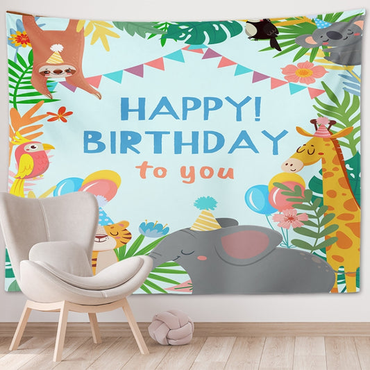 Happy Birthday Photo Backdrop Party Decoration Tapestry, Size: 230x180cm(GT56-3) - Cartoon by PMC Jewellery | Online Shopping South Africa | PMC Jewellery | Buy Now Pay Later Mobicred