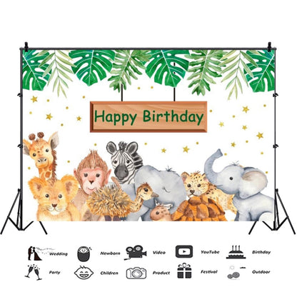 MDN13326 1.5m x 1m Animal Forest Cartoon Birthday Party Banquet Decoration Photo Background Cloth - Birthday Party by PMC Jewellery | Online Shopping South Africa | PMC Jewellery