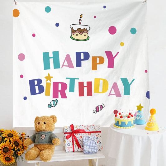 Birthday Layout Hanging Cloth Children Photo Wall Cloth, Size: 150x200cm Velvet(20) - Cartoon by PMC Jewellery | Online Shopping South Africa | PMC Jewellery | Buy Now Pay Later Mobicred