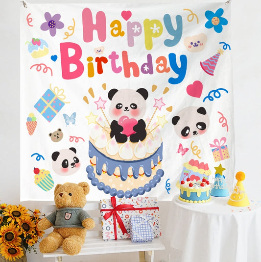 Birthday Layout Hanging Cloth Children Photo Wall Cloth, Size: 150x230cm Velvet(5) - Cartoon by PMC Jewellery | Online Shopping South Africa | PMC Jewellery | Buy Now Pay Later Mobicred