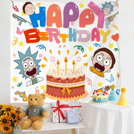 Birthday Layout Hanging Cloth Children Photo Wall Cloth, Size: 180x200cm Velvet(9) - Cartoon by PMC Jewellery | Online Shopping South Africa | PMC Jewellery | Buy Now Pay Later Mobicred