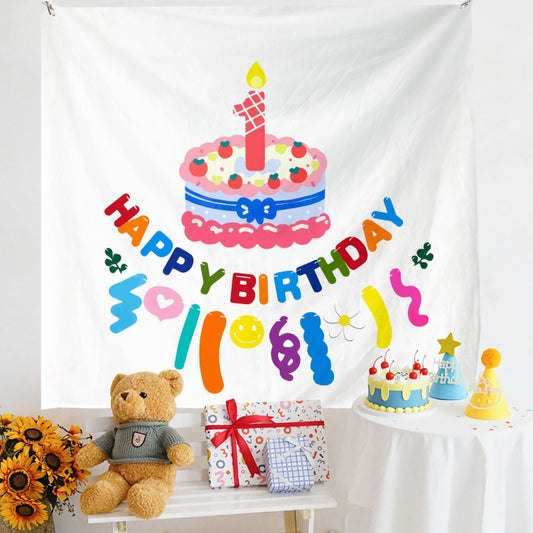 Birthday Layout Hanging Cloth Children Photo Wall Cloth, Size: 180x230cm Velvet(11) - Cartoon by PMC Jewellery | Online Shopping South Africa | PMC Jewellery | Buy Now Pay Later Mobicred