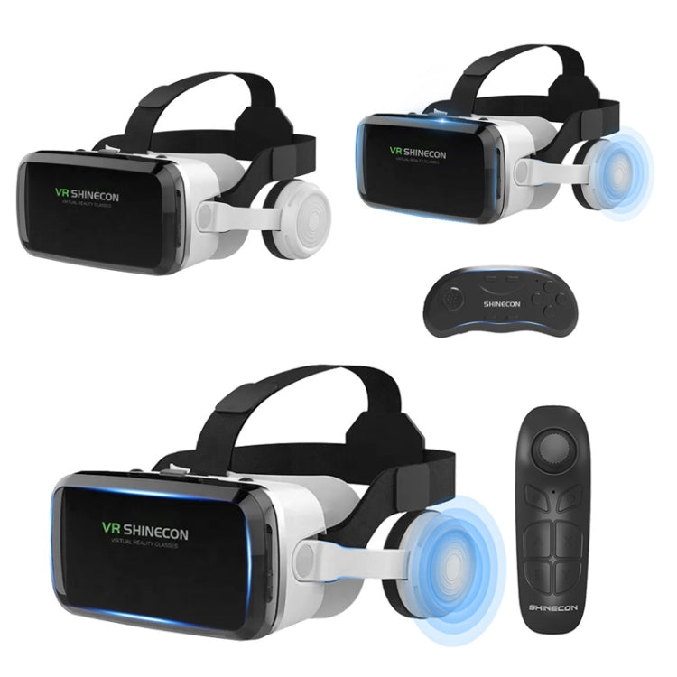 VRSHINECON G04BS+B01 Handle 3D Virtual Reality Helmet VR Glasses With Bluetooth Headset - free shipping - PMC TechLife - Order now!