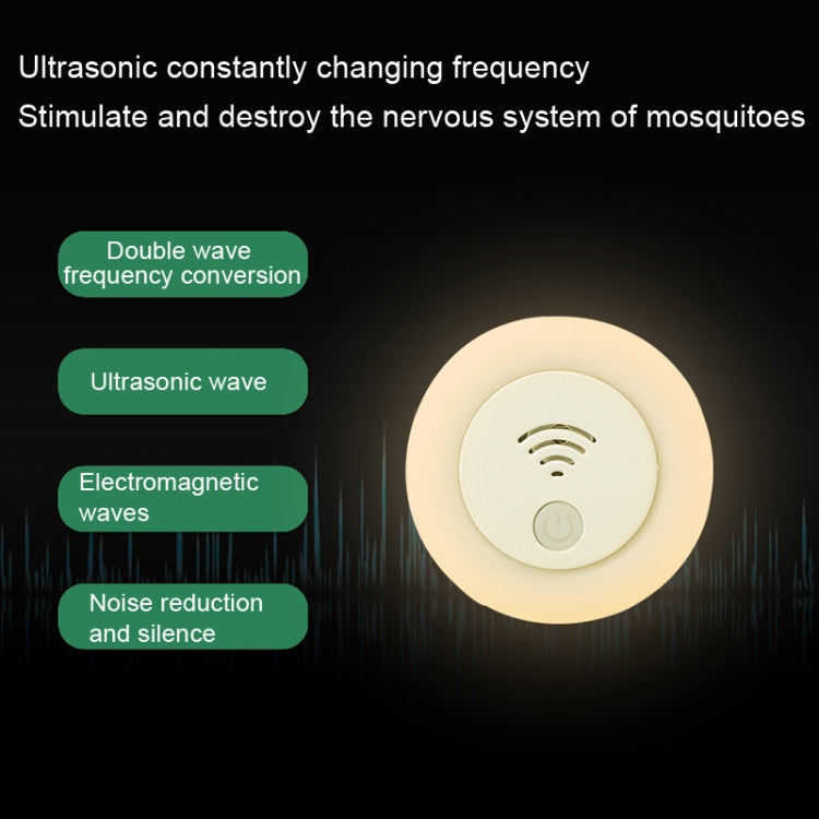 QW-04 Indoor Mute Ultrasonic Electronic Mole Device Night Light Mosquito Repeller(US Plug) - Repellents by PMC Jewellery | Online Shopping South Africa | PMC Jewellery | Buy Now Pay Later Mobicred