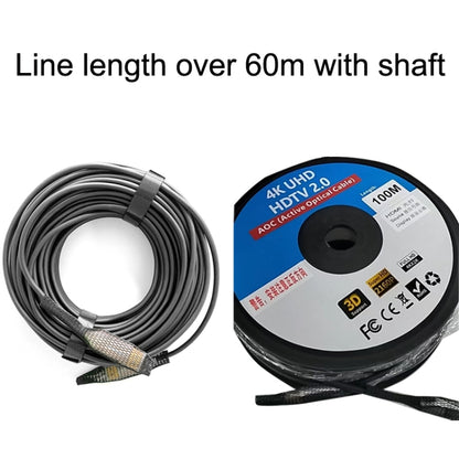 2.0 Version HDMI Fiber Optical Line 4K Ultra High Clear Line Monitor Connecting Cable, Length: 20m(White) - Cable by PMC Jewellery | Online Shopping South Africa | PMC Jewellery