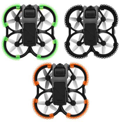 For DJI Avata BRDRC-9604 4pcs Drone Propeller TPU Protective Guard UAV Bumper Anti-collision Ring Cover(Black) -  by BRDRC | Online Shopping South Africa | PMC Jewellery | Buy Now Pay Later Mobicred