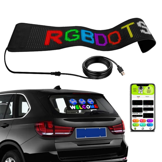 S3264RGB 390x187mm Car LED Flexible Display Cell Phone APP Control Bluetooth Connection - Car Monitor by PMC Jewellery | Online Shopping South Africa | PMC Jewellery | Buy Now Pay Later Mobicred