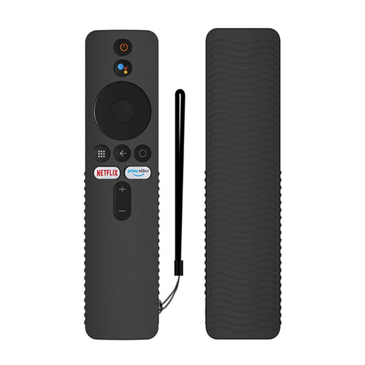 For Xiaomi 4K TV Stick Y48 Remote Control Anti-Drop Silicone Protective Cover(Black) - Remote Control Covers by PMC Jewellery | Online Shopping South Africa | PMC Jewellery