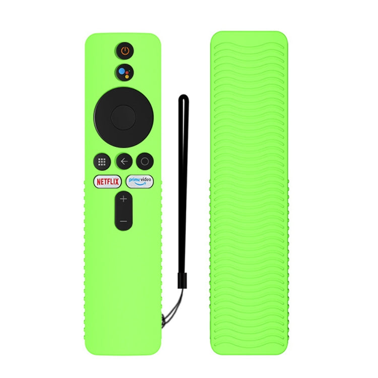 For Xiaomi 4K TV Stick Y48 Remote Control Anti-Drop Silicone Protective Cover(Luminous Green) - Remote Control Covers by PMC Jewellery | Online Shopping South Africa | PMC Jewellery