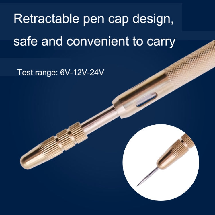 2pcs 6-24V Car Circuit Test Pen LED Multi-function Test Through Line Detection Test Light Test Pen, Style: Spring Model - Electronic Test by PMC TechLife | Online Shopping South Africa | PMC TechLife | Buy Now Pay Later Mobicred