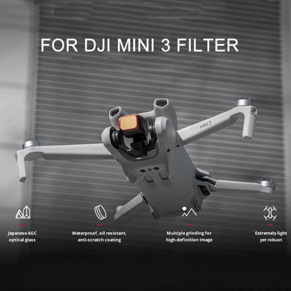 For DJI Mini 3 PGYTECH Filter Aluminum Alloy Drone Filter,Spec: ND 16/64/128/256 - Mavic Lens Filter by PGYTECH | Online Shopping South Africa | PMC Jewellery | Buy Now Pay Later Mobicred