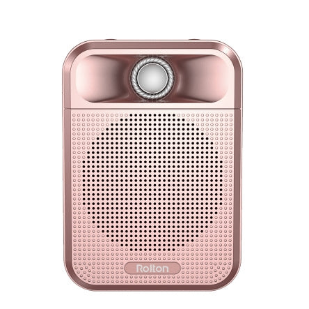 Rolton  K700 Bluetooth Dual-speaker Audio Speaker Megaphone Voice Amplifier(Rose Gold) - Microphone by Rolton | Online Shopping South Africa | PMC Jewellery | Buy Now Pay Later Mobicred