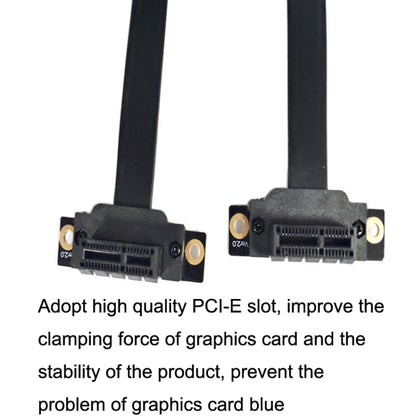 PCI-E 3.0 1X 90 Degrees Graphics Card / Wireless Network Card Extension Cable, Cable Length: 15cm - PCIE Cable by PMC Jewellery | Online Shopping South Africa | PMC Jewellery