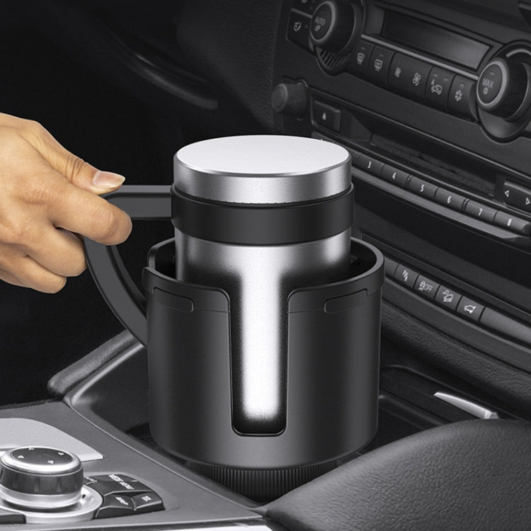 2 in 1 Car Center Console Water Cup Holder Multi-purpose Storage Box(Black) - free shipping - PMC TechLife - Order now!