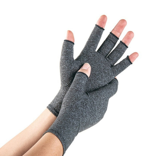 Outdoor Half Finger Joint Care Compression Cycling Gloves, Size: S(Gray) - Cycling Gloves by PMC Jewellery | Online Shopping South Africa | PMC Jewellery | Buy Now Pay Later Mobicred