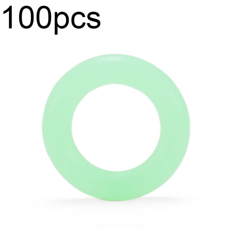 100pcs Outdoor Camping Nail Luminous Circle Multifunctional Silicone Reflective Warning Ring(Luminous) - Tents & Accessories by PMC TechLife | Online Shopping South Africa | PMC TechLife | Buy Now Pay Later Mobicred