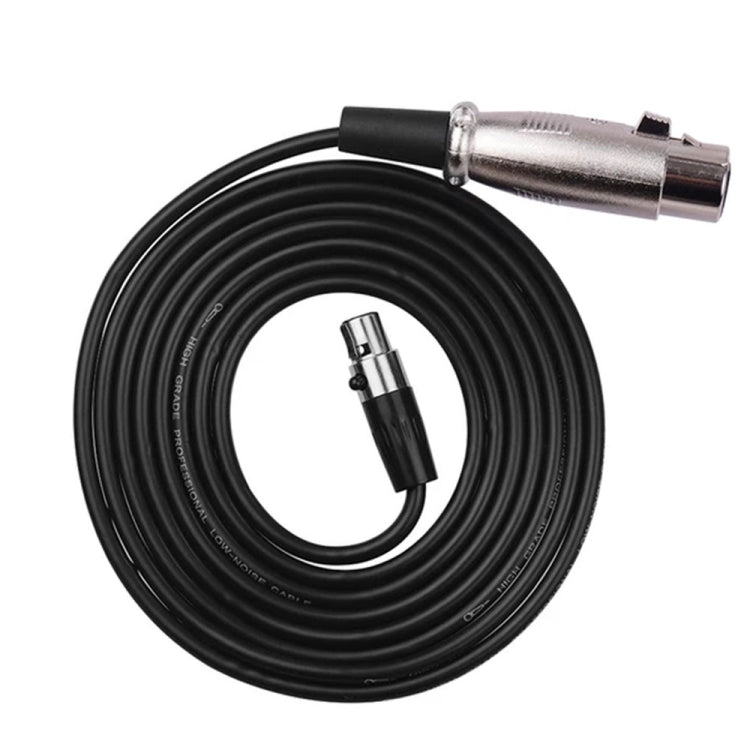 Xlrmini Caron Female To Mini Female Balancing Cable For 48V Sound Card Microphone Audio Cable, Length: 5m - Microphone Audio Cable & Connector by PMC Jewellery | Online Shopping South Africa | PMC Jewellery | Buy Now Pay Later Mobicred