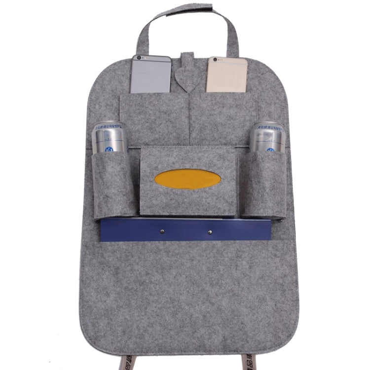 Car Multifunctional Seat Back Storage Hanging Bag, Size: 40x56cm(Light Grey) - Stowing Tidying by PMC Jewellery | Online Shopping South Africa | PMC Jewellery | Buy Now Pay Later Mobicred