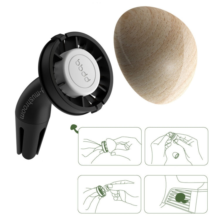 bbdd Mushroom Car Air Vent Aromatherapy Ornament(Shatin) - Air Freshener by bbdd | Online Shopping South Africa | PMC TechLife | Buy Now Pay Later Mobicred