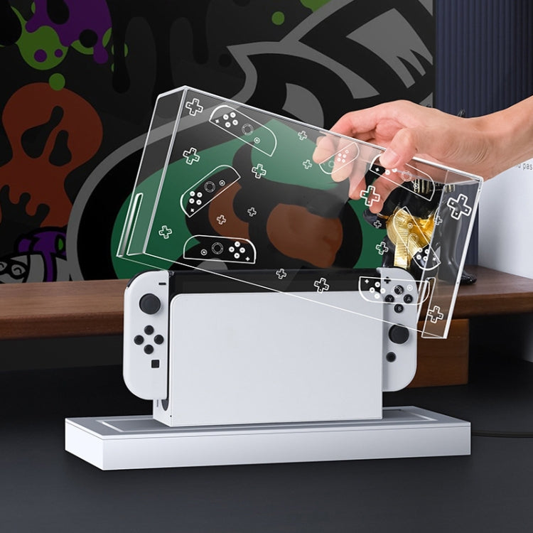 035 for Nintendo Switch/Oled Game Console Display Dustproof Cover, Spec: Handle - Cases by PMC TechLife | Online Shopping South Africa | PMC TechLife