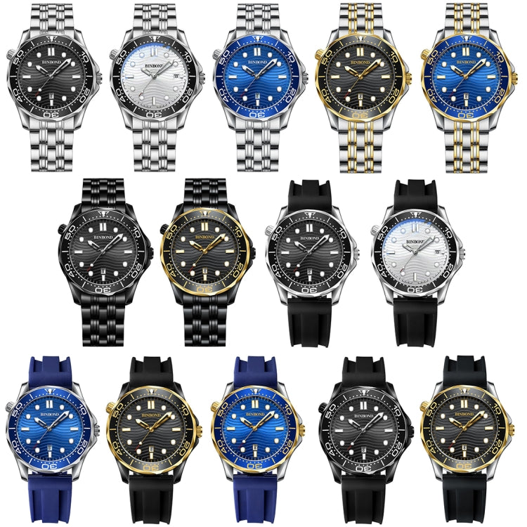 Inter-gold Blue Surface BINBOND B2820 Luminous 30m Waterproof Men Sports Quartz Watch - free shipping - PMC TechLife - Order now!