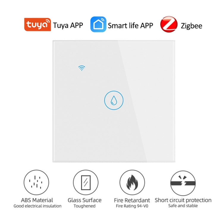 ZigBee 20A Water Heater Switch Black High Power Time Voice Control EU Plug - Smart Switch by PMC TechLife | Online Shopping South Africa | PMC TechLife | Buy Now Pay Later Mobicred