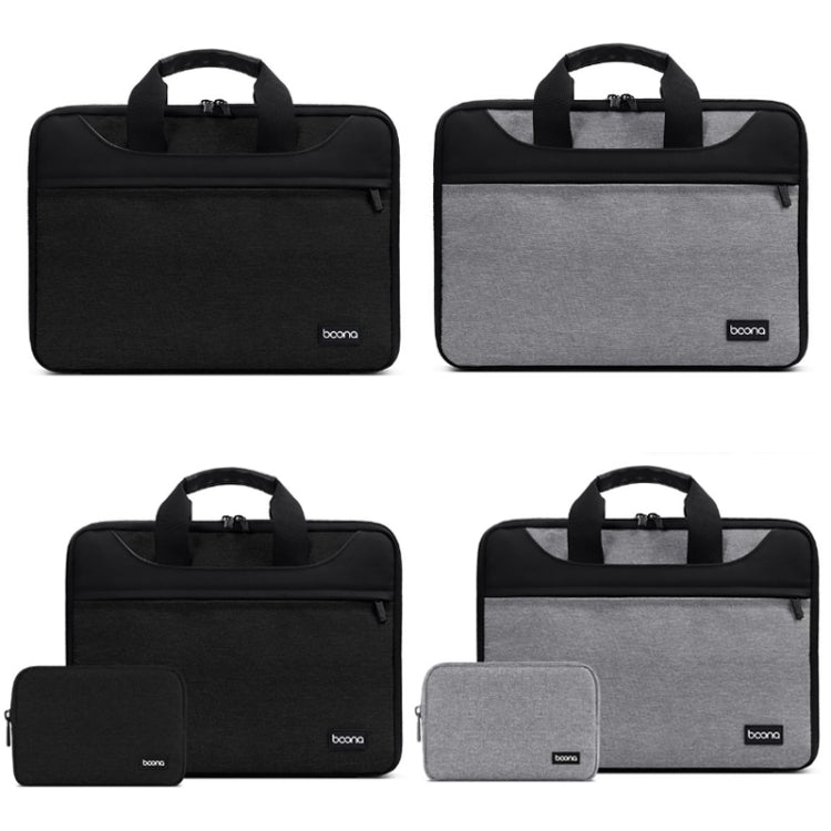 Baona BN-I003 Oxford Cloth Full Open Portable Waterproof Laptop Bag, Size: 11/12 inches(Black) - 10 - 11 inch by Baona | Online Shopping South Africa | PMC Jewellery | Buy Now Pay Later Mobicred