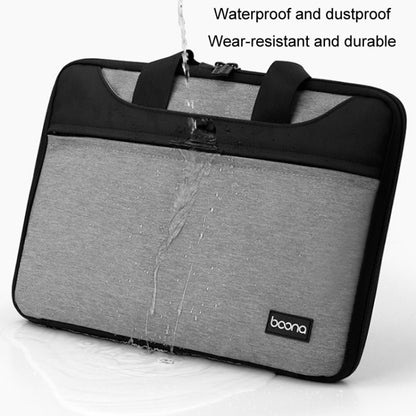 Baona BN-I003 Oxford Cloth Full Open Portable Waterproof Laptop Bag, Size: 11/12 inches(Grey) - 10 - 11 inch by Baona | Online Shopping South Africa | PMC Jewellery | Buy Now Pay Later Mobicred