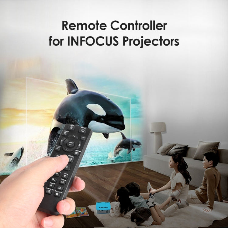For InFocus IN112 IN114 IN124 IN3136 Projector 2pcs Remote Control - free shipping - PMC TechLife - Order now!