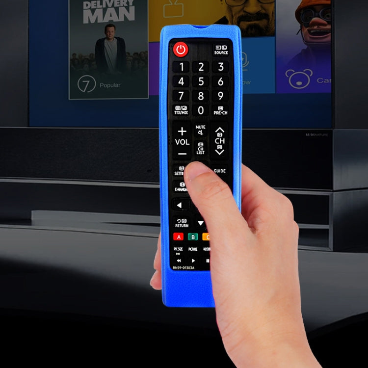 For Samsung BN59-01303A/01199F 2pcs Remote Control Case(Blue) - Remote Control Covers by PMC TechLife | Online Shopping South Africa | PMC TechLife