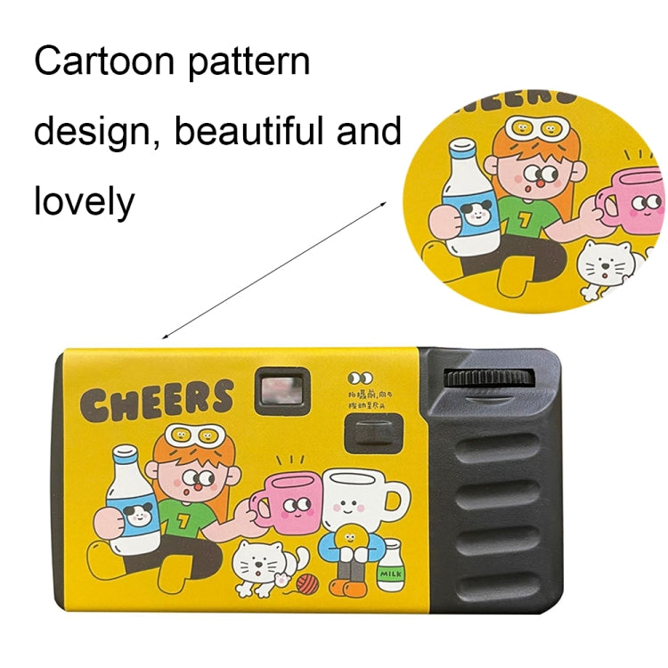 27pcs LFANI Retro Film Camera Waterproof Cartoon Decorative Stickers without Camera - free shipping - PMC TechLife - Order now!