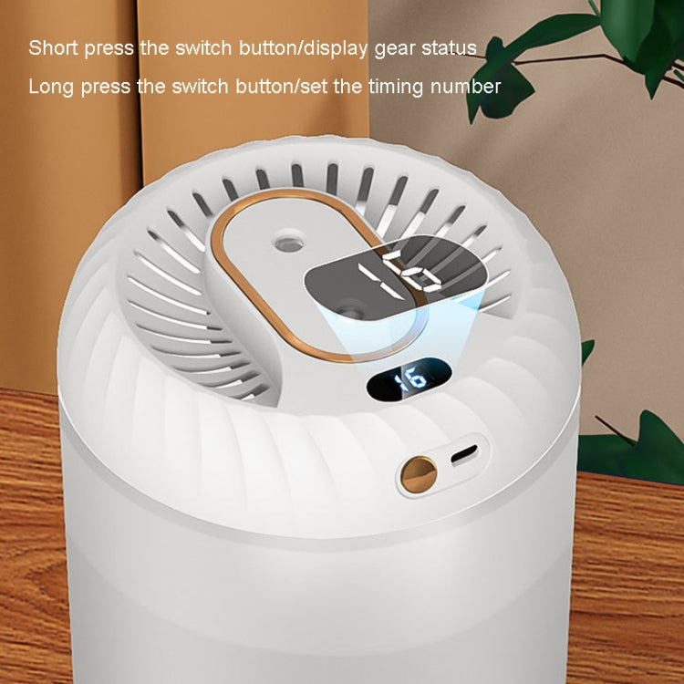 3000ml Double Nozzle Humidifier with Timing Digital Display and Colorful Ambient Light(White) - Air Purifiers & Accessories by PMC TechLife | Online Shopping South Africa | PMC TechLife | Buy Now Pay Later Mobicred