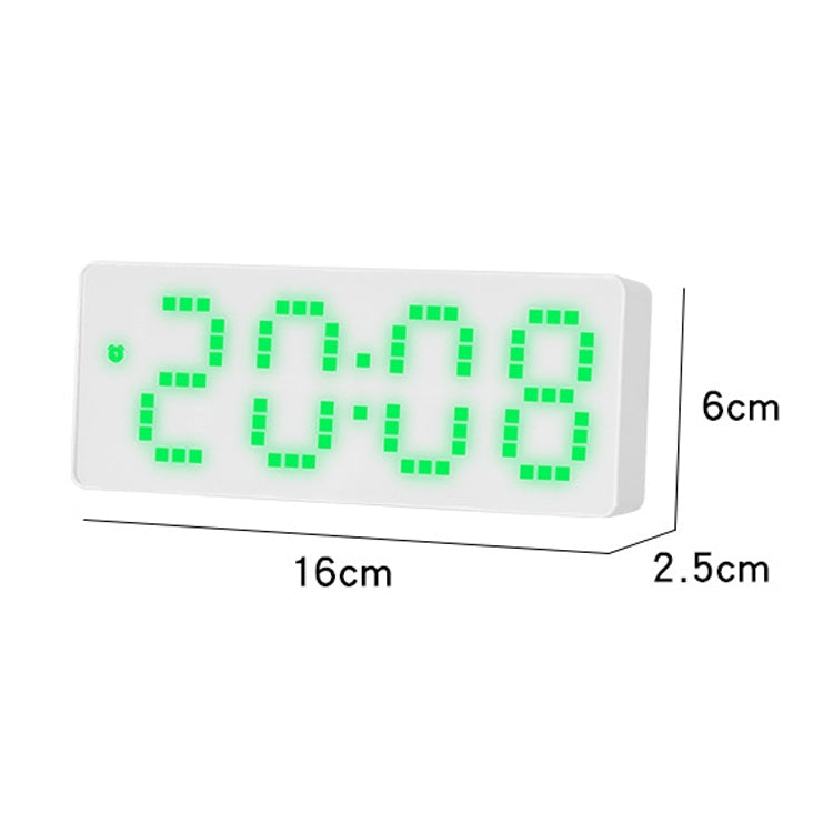 8017 LED Screen Voice Control Digital Alarm Clock Desktop Multifunctional Temperature Clock(Pink) - Alarm Clocks by PMc TechLife | Online Shopping South Africa | PMc TechLife | Buy Now Pay Later Mobicred